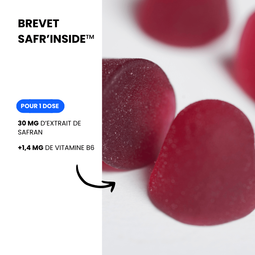 GUMMIES ANTI - STRESS - Safran & B6 - Helite Energy