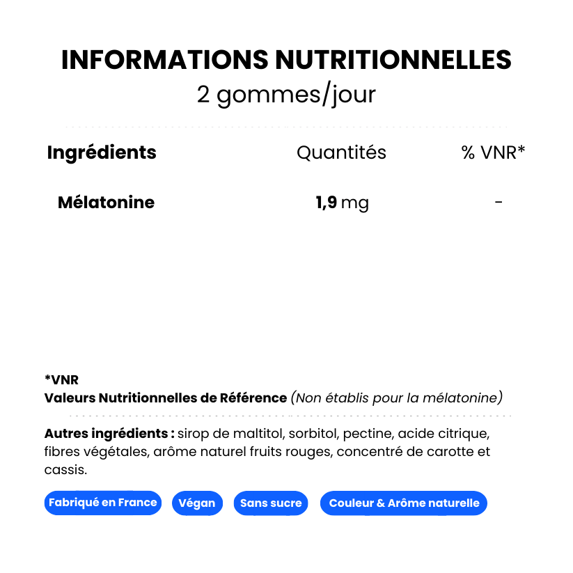 GUMMIES SOMMEIL - Melatonine - Helite Energy