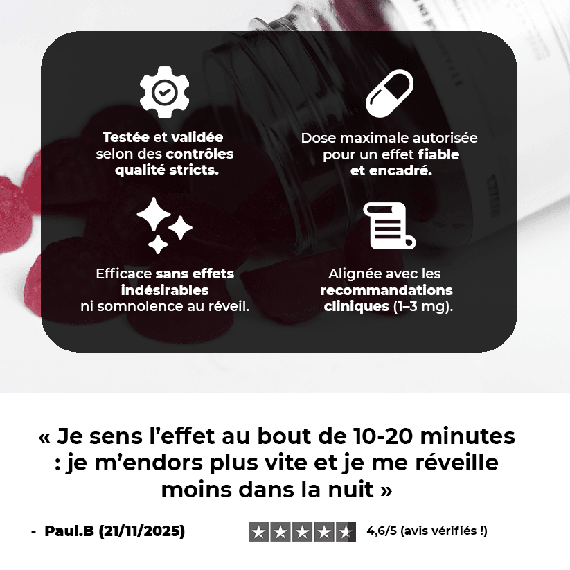 GUMMIES SOMMEIL - Melatonine (1,9 mg) - Helite Energy